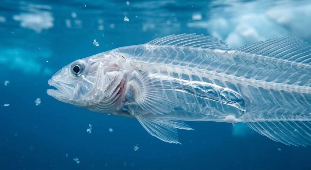 transparent blood of Antarctic Icefish
